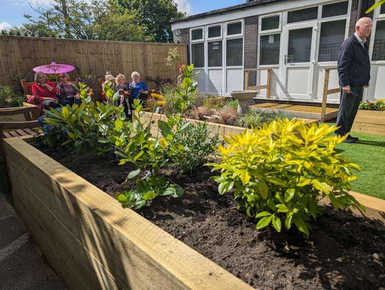 The sensory garden is located at Goldenhill Community Centre, on Drummond Street (LDRS).