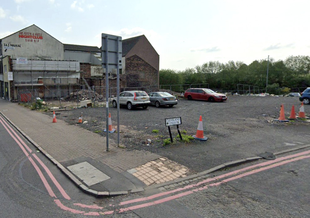 A new car wash and sales facility could open on the corner of Waterloo Road and Cleveland Street in Burslem (Google).