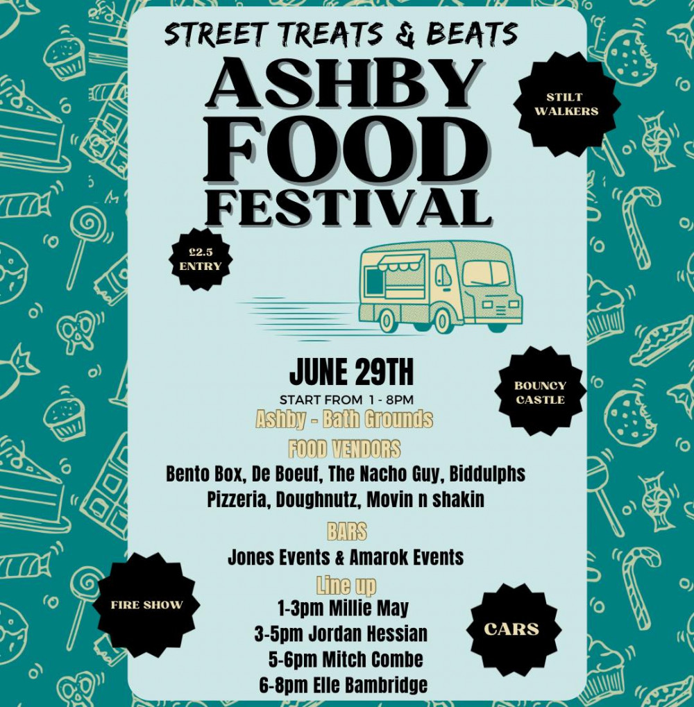 Street Treats & Beats at the Bath Grounds in Ashby de la Zouch