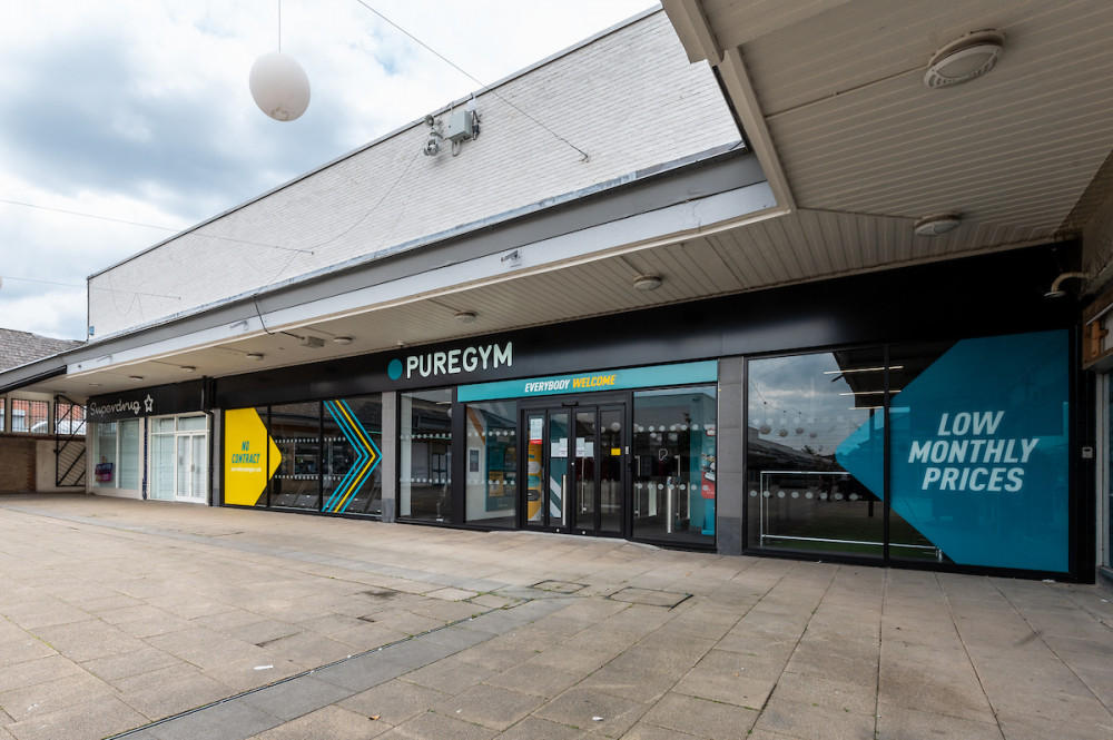 The new Pure Gym in Coalville's Belvoir Shopping Centre