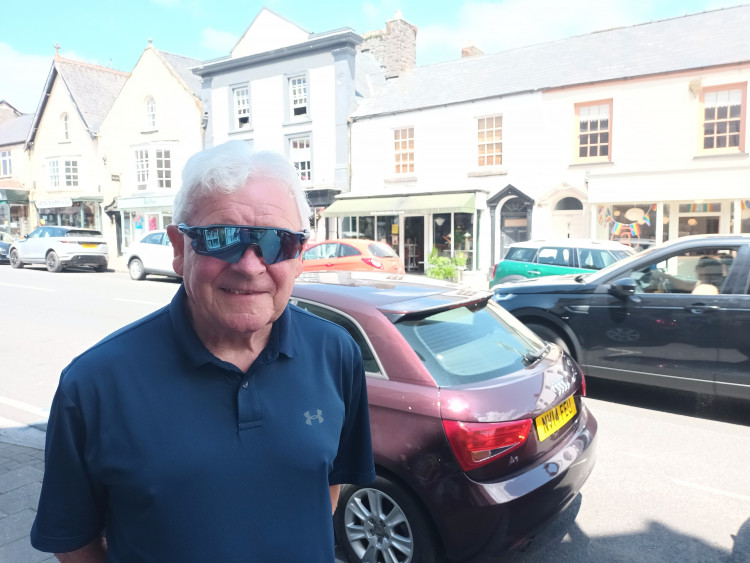 James Christopher, 76, said Cowbridge is "lovely" and has few issues with where he lives, but described the national political picture as a "shambles". 