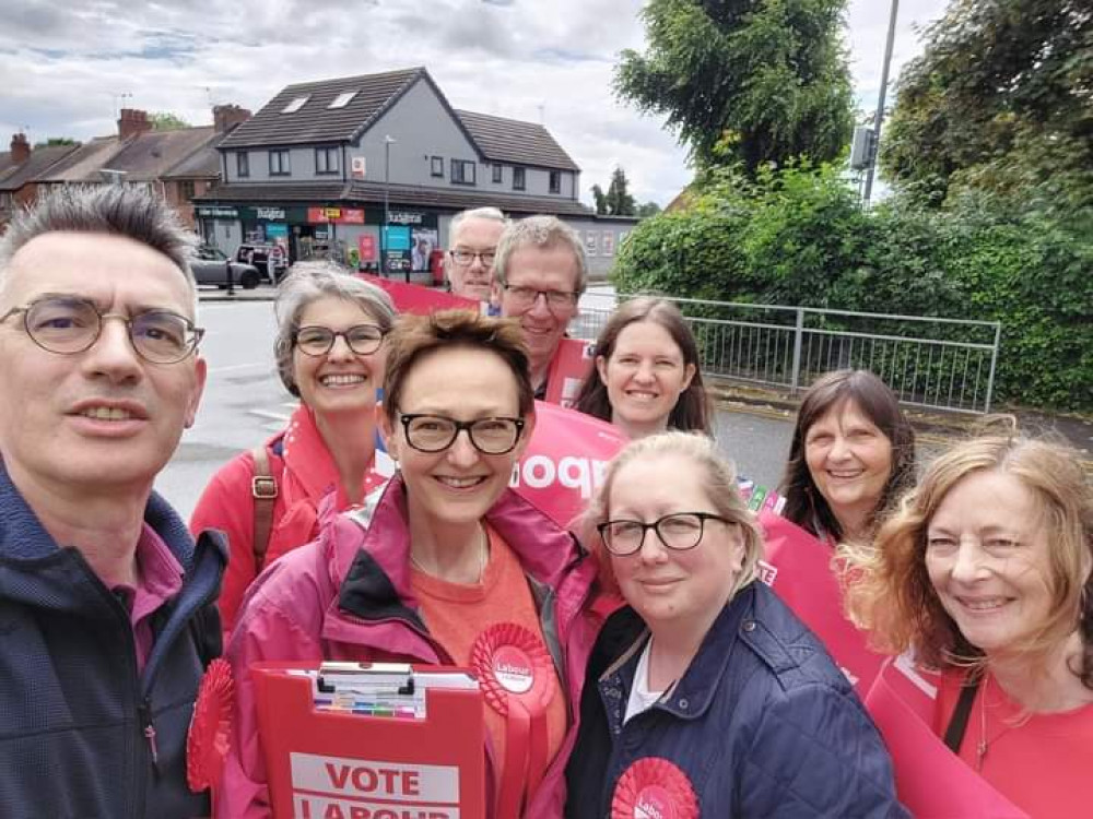 Latest poll results have Labour narrowly ahead of the Conservatives and Lib Dems in Kenilworth and Southam (image via Labour)