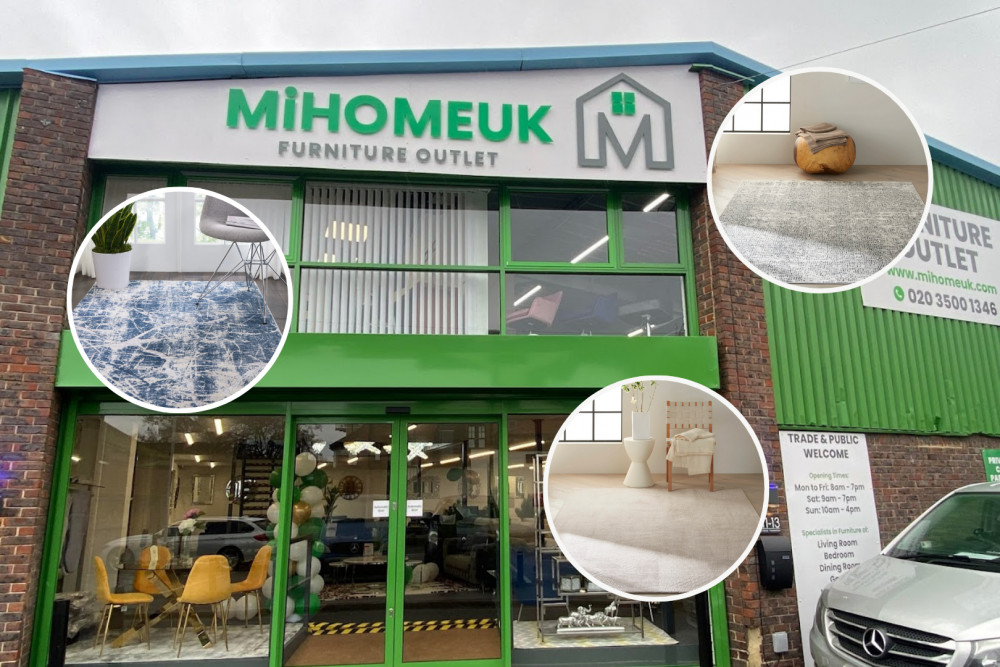 This Twickenham furniture store has a range of rugs on offer (credit: MiHOMEUK Furniture Outlet).