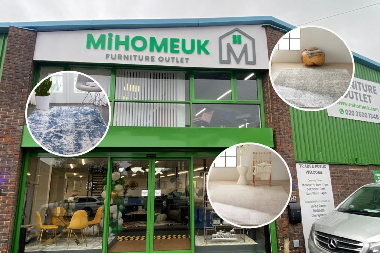 This Twickenham furniture store has a range of rugs on offer (credit: MiHOMEUK Furniture Outlet).