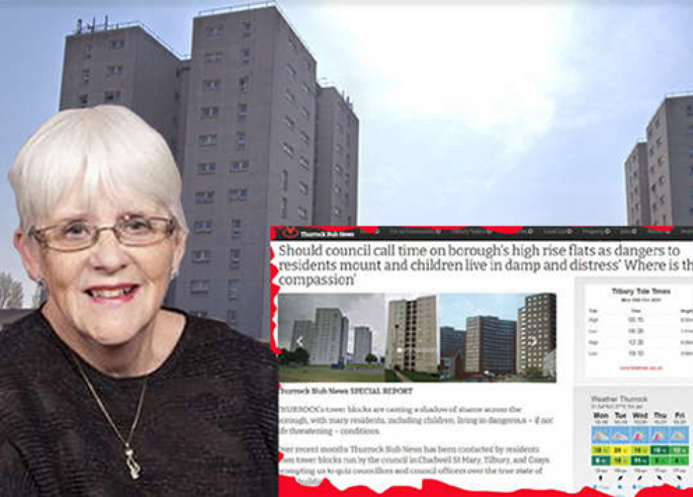 Joy Redsell has played a major role in tackling problems in high rise tower blocks in Blackshots. 