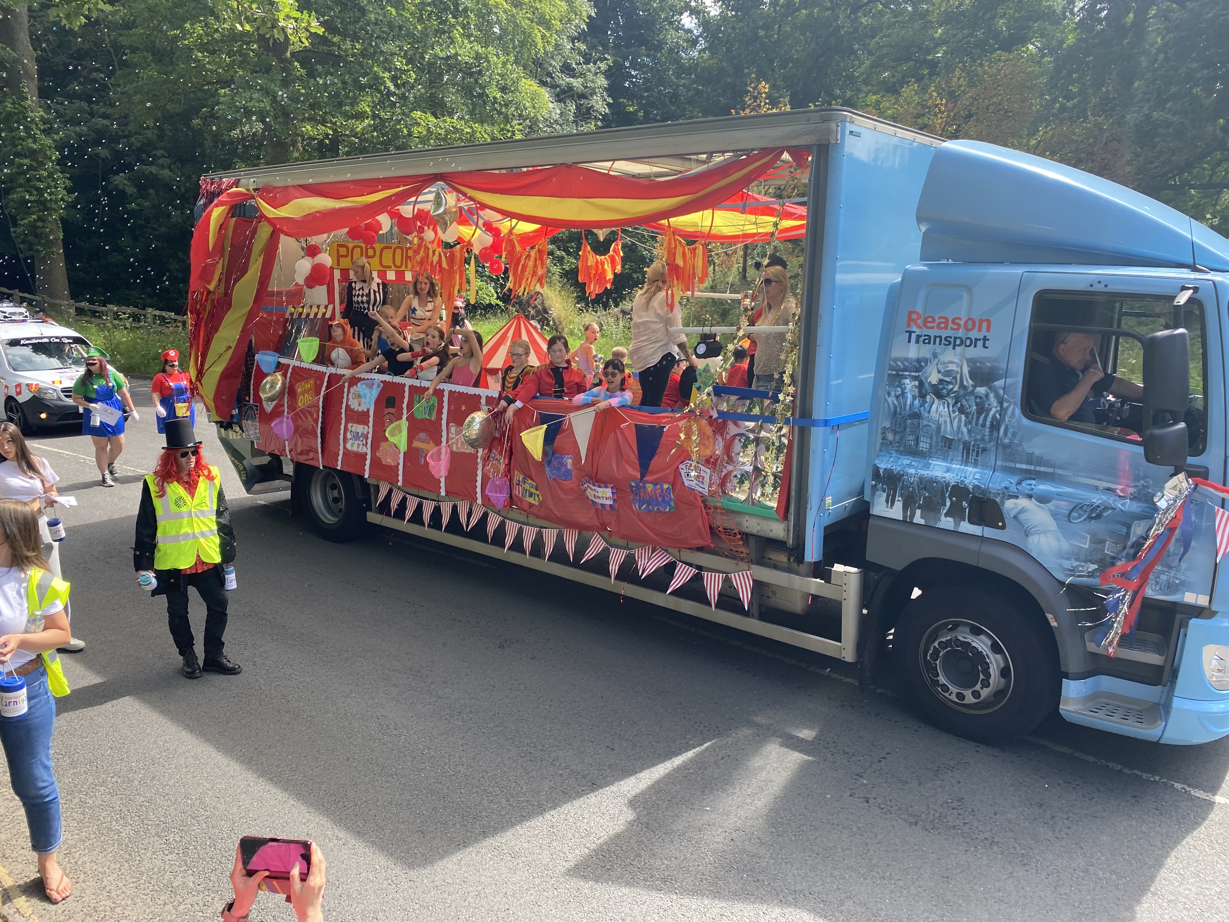 The Kenilworth Carnival parade makes its way around Abbey Fields (images by James Smith)