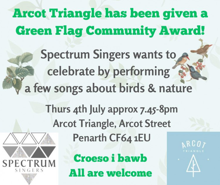 Green Flag Community Award celebrated in song