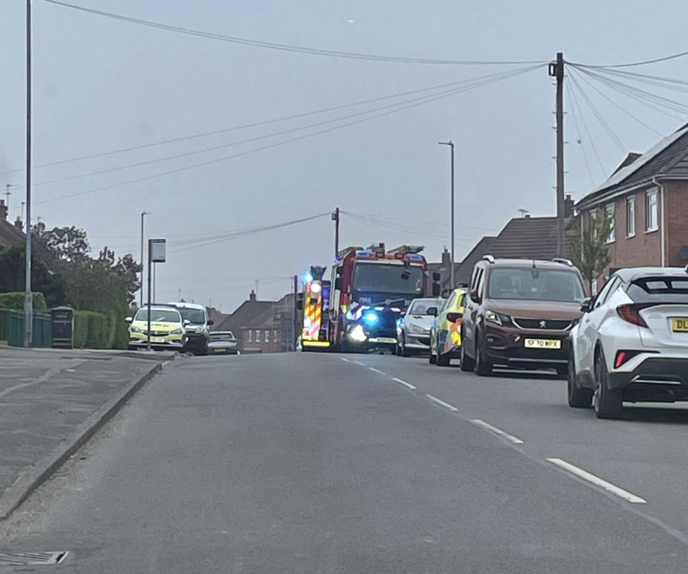 Police and fire crews were called to Beveridge Close, Meir, just before 3.45am on 3 May (Nub News).