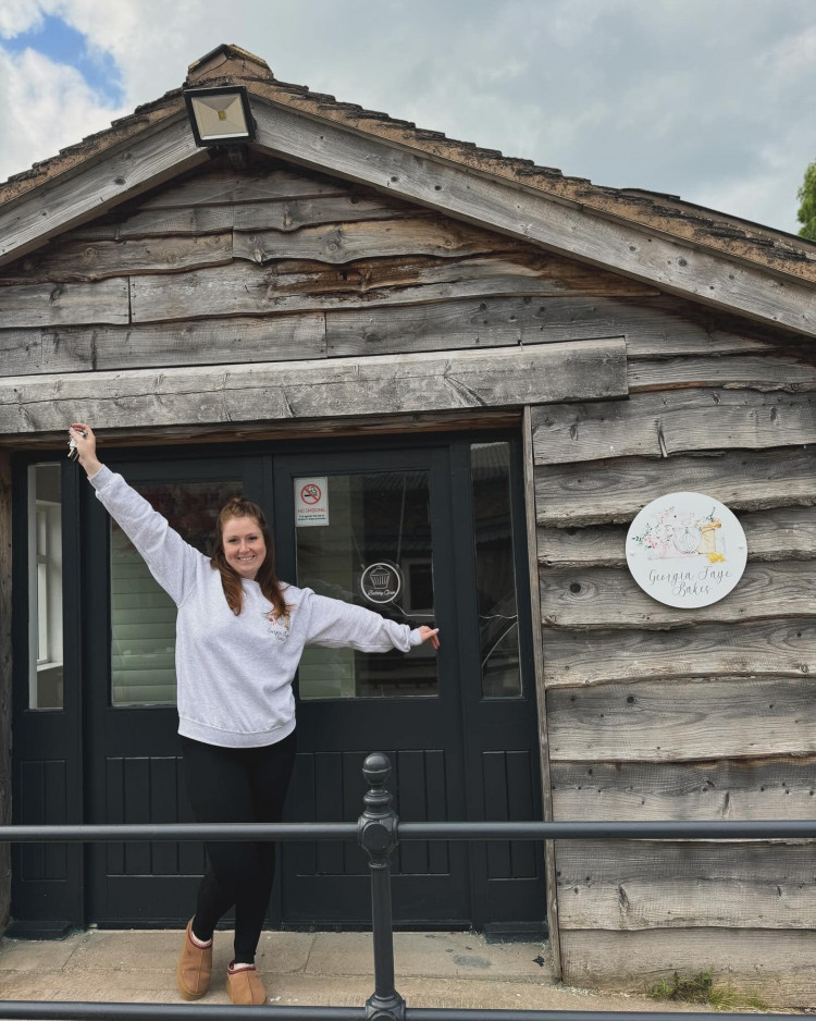 Cake maker, Georgia Faye, is getting ready to celebrate one month of opening at Glebe Farm. (Photo: Georgia Faye)