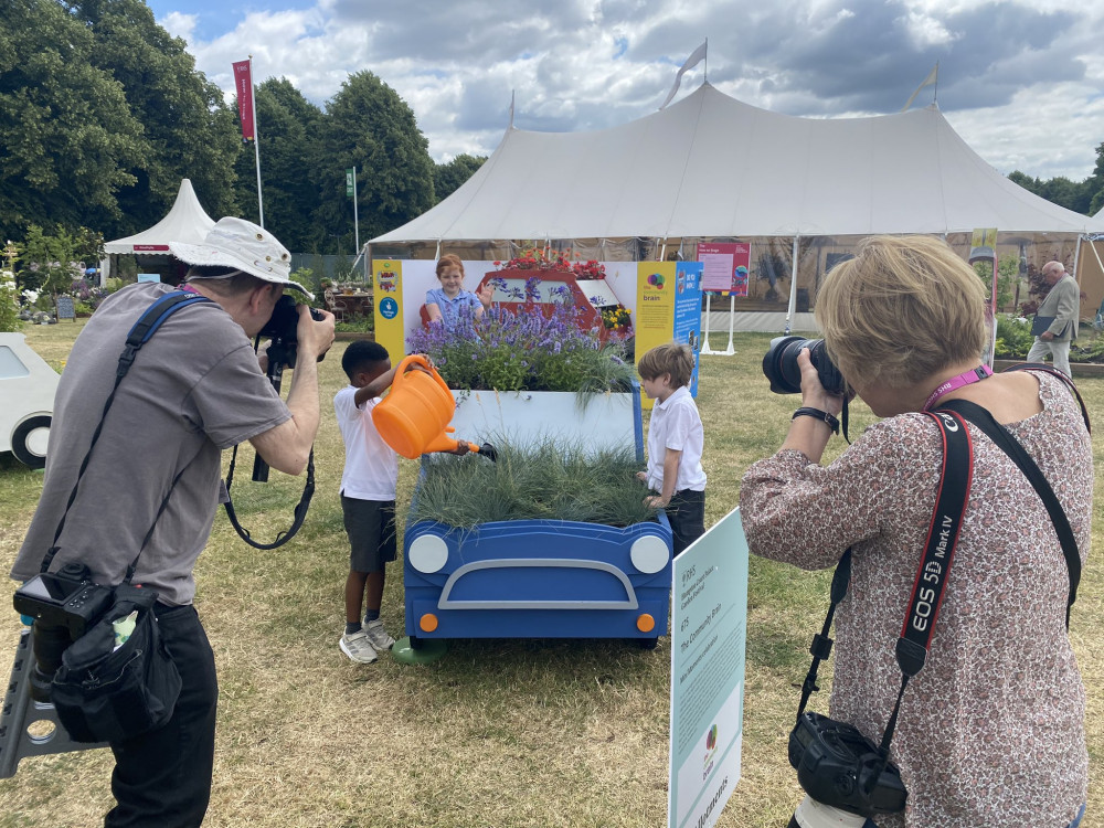 A local community group looks to honour south-west London's automotive heritage with its display at this year's Hampton Court Garden Festival. (Photo: The Community Brain)