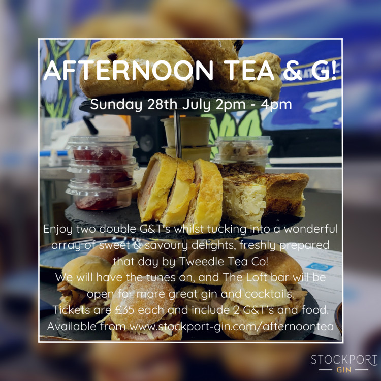 Afternoon Tea & G at Stockport Gin