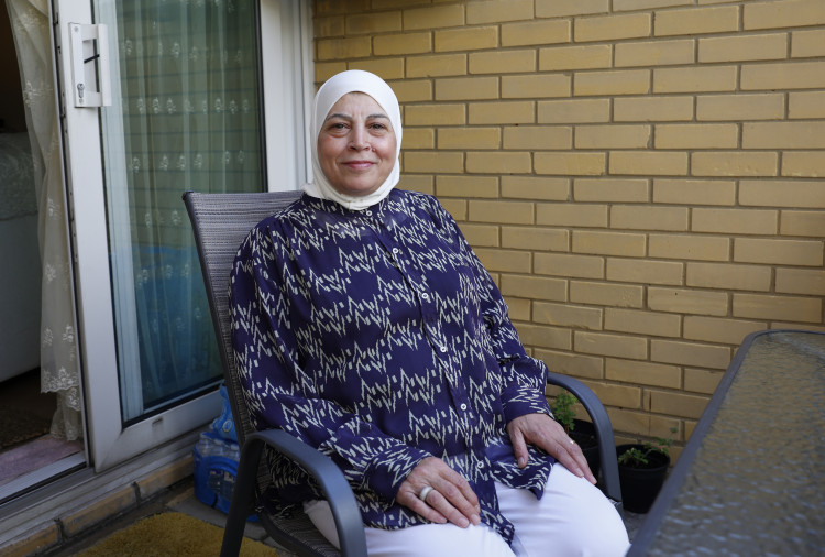 Sanaa Haloul, Syrian refugee and Hounslow resident (credit: Facundo Arrizabalaga/MyLondon).