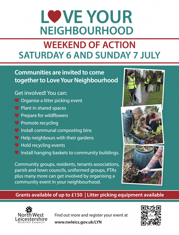 Love Your Neighbourhood event in North West Leicestershire and Coalville