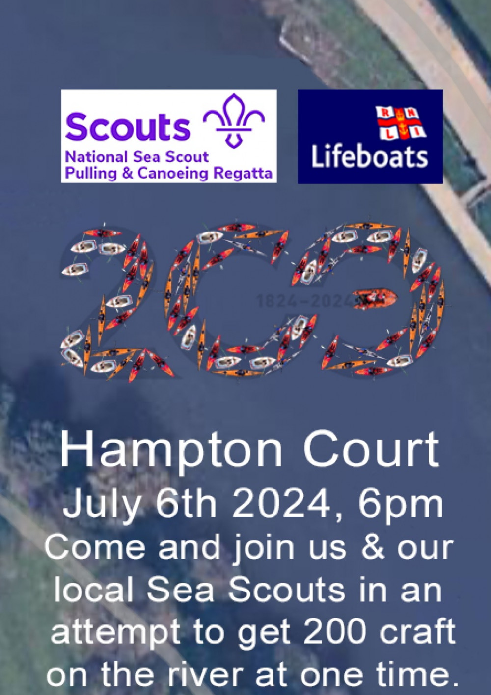 200 CRAFT TO GATHER ON THAMES TO CELEBRATE RNLI 200 ANNIVERSARY