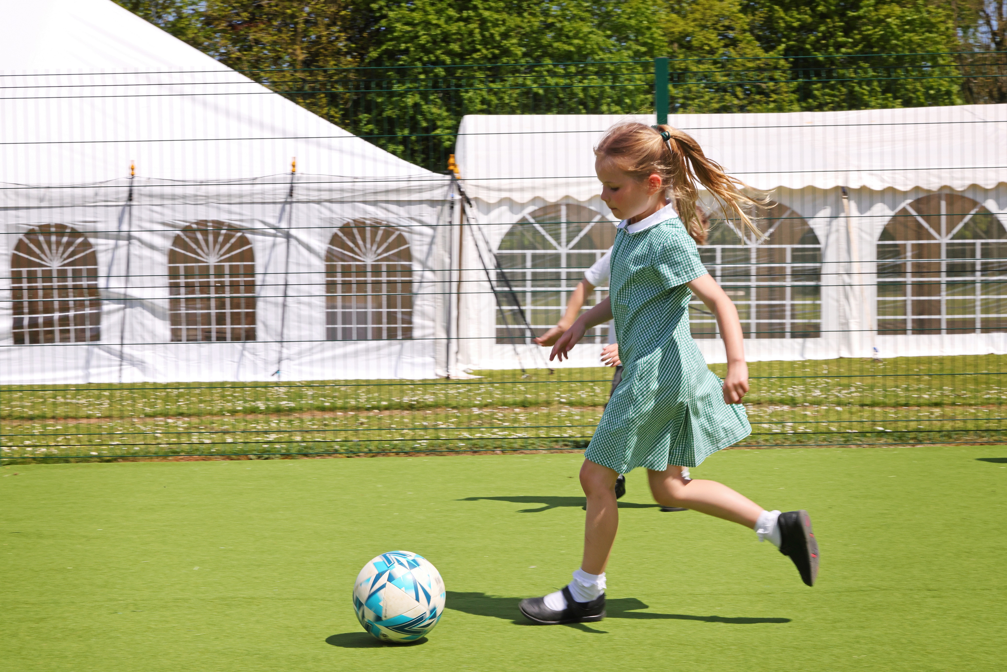 Preston Primary's new play area thanks to Elivia Homes