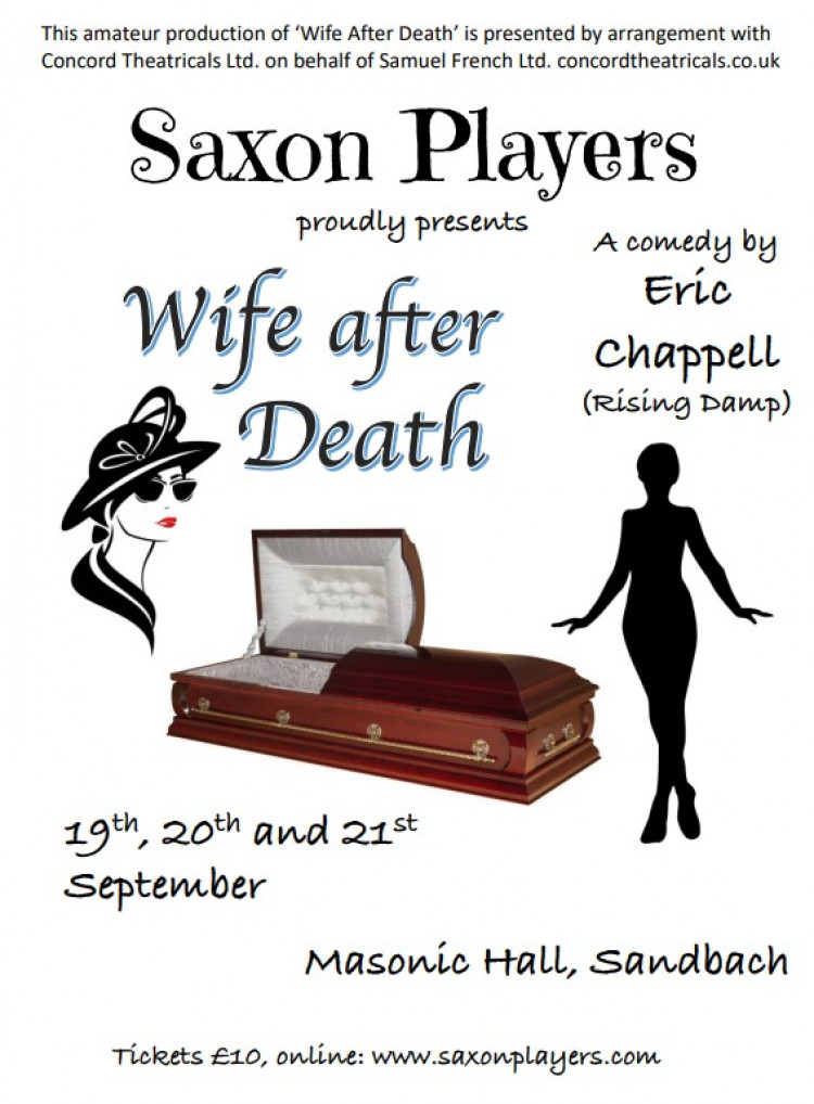 Saxon Players production 'Wife After Death'