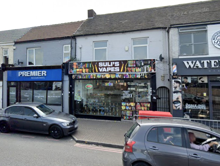 Suli's Vapes, Burslem, has been ordered to close for at least three months (Google).