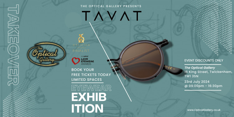The Optical Gallery presents: TAVAT Eyewear Takeover Exhibition