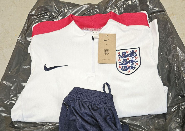 A total of 178 fake football items were seized from a home in Longton, Stoke-on-Trent (Stoke-on-Trent City Council).