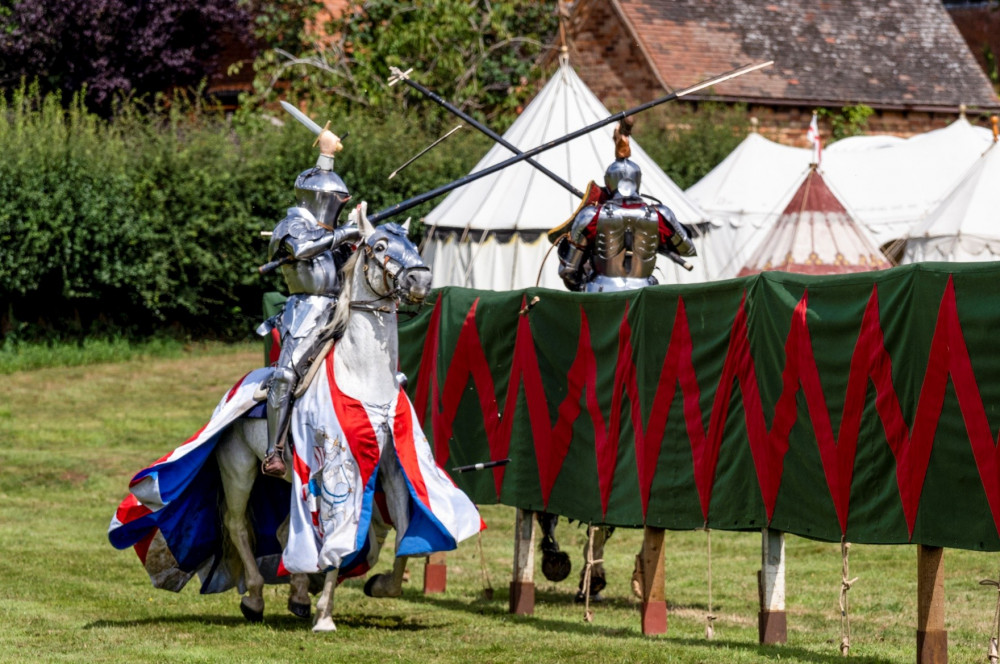 Jousting will return to Kenilworth Castle on July 20 and 21 2024 (image via English Heritage)