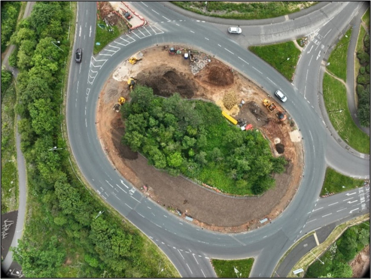 Work at the roundabouts is expected to last until next summer (image via WCC)