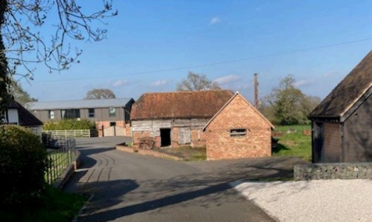 The barn could become a four-bedroom home (image via planning application)