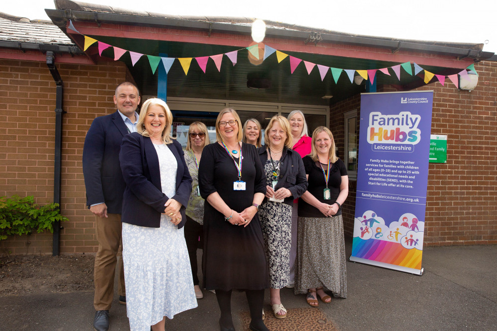 The first Family Hub was opened in Coalville last year. Photos: Leicestershire County Council