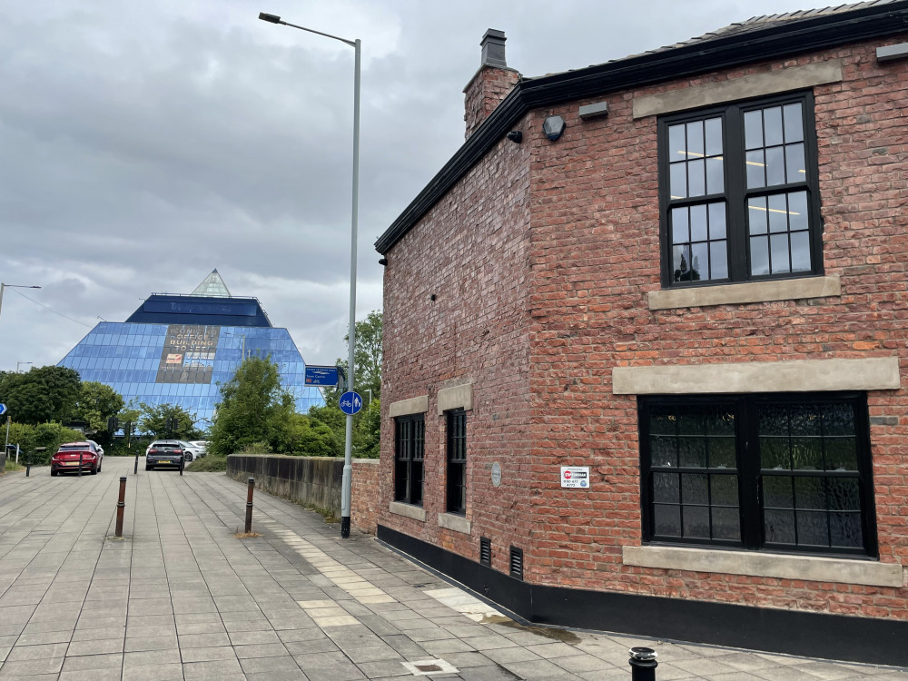 Woolpack House, a stone's throw from Stockport Pyramid, is a new office building converted from the Olde Woolpack pub (Image - Alasdair Perry)