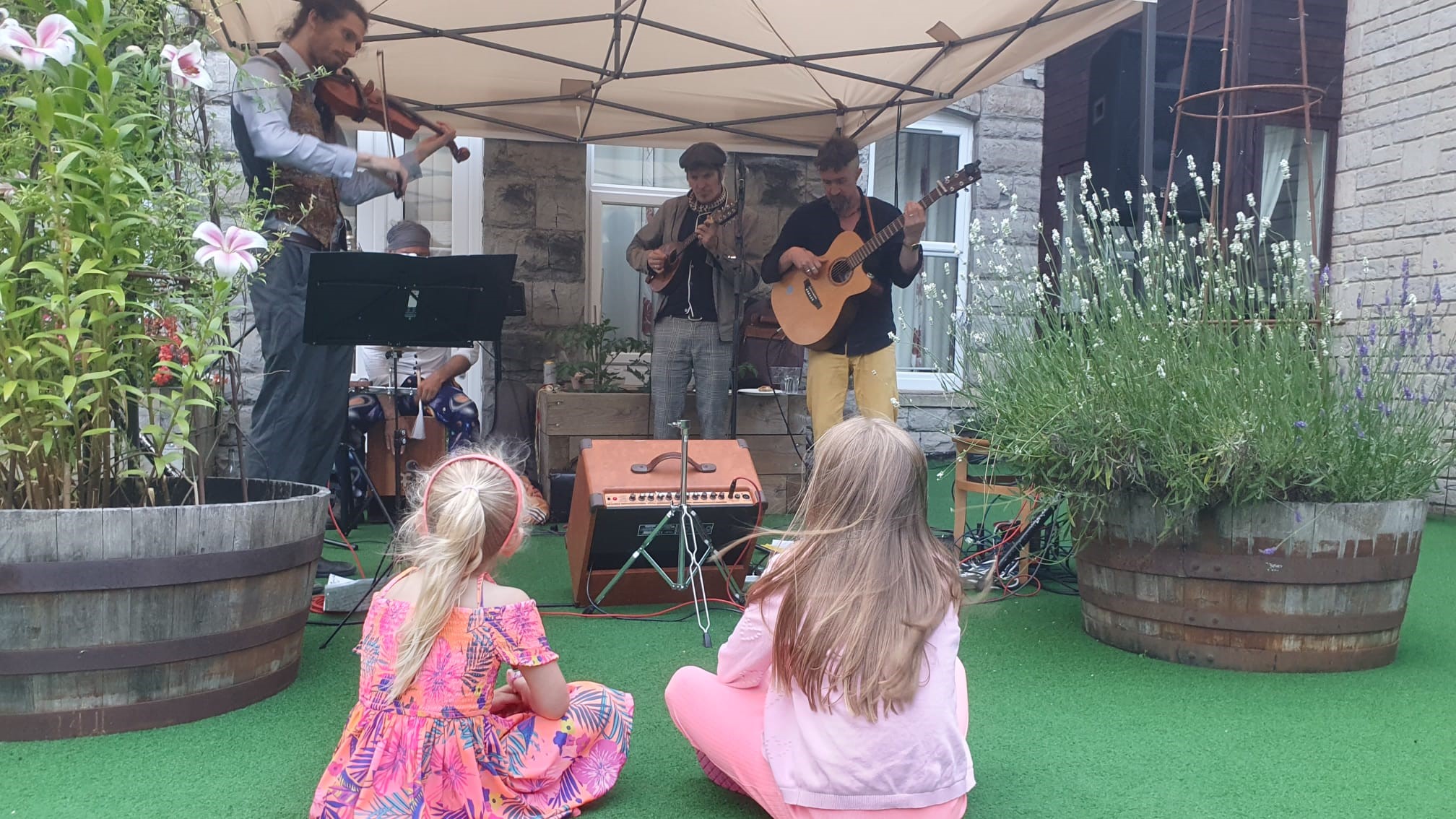 Glastonbury's The Celtic Spaceship plays at St Benedicts 40th anniversary celebrations