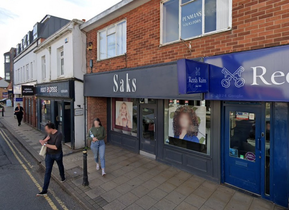 Saks Kenilworth on Warwick Road will be replaced with Portrait Hairdressing Kenilworth (image by Google Maps)