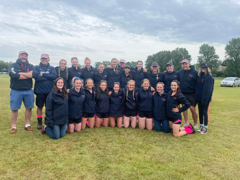 The Melton Mowbray Ladies Tug of War Team. Image credit: David Ruder.