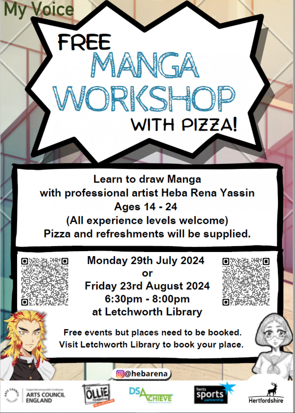 Learn to draw Manga workshop