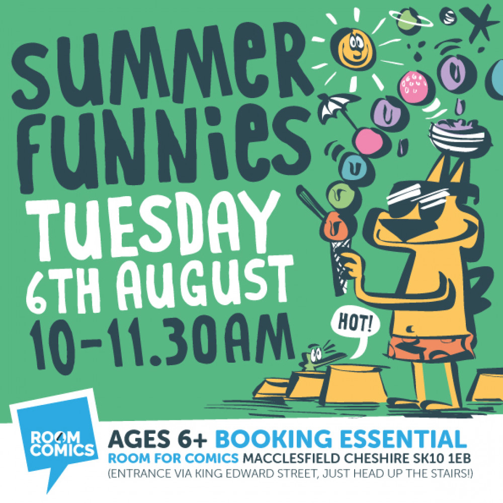 SUMMER FUNNIES cartoon art workshop