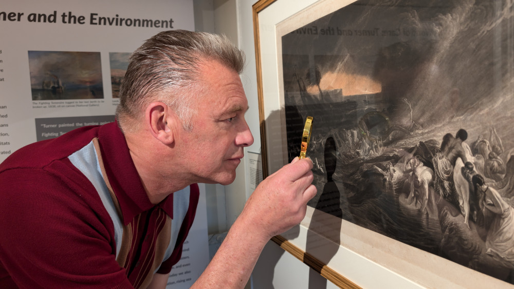 Chris Packham at Turner's House, Twickenham (credit: Lucinda MacPherson).