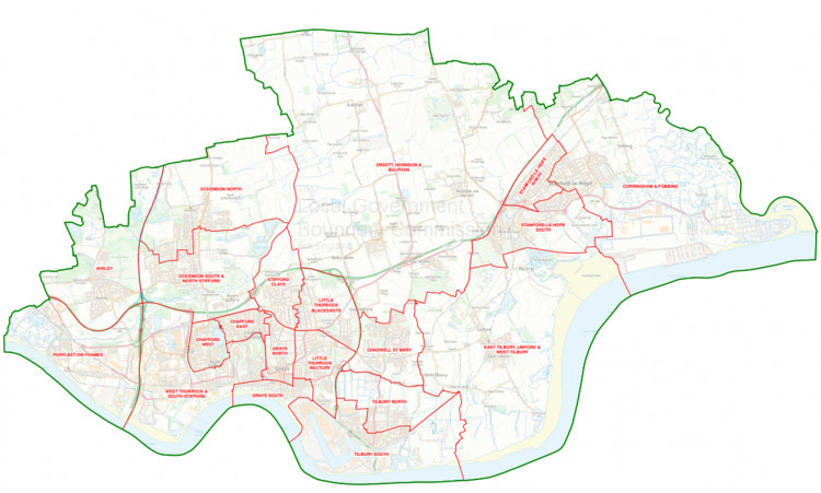 The proposed new wards and boundaries.