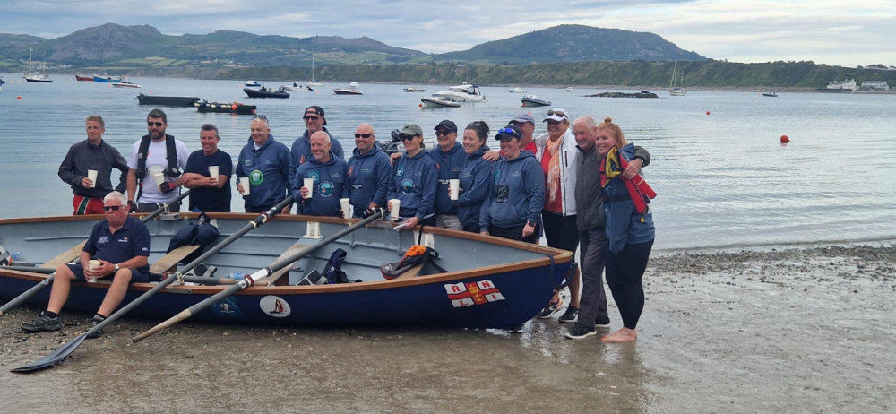 Sandbach's Dave Hursthouse was part of a 12-person crew to row this longboat across the Irish Sea. (Photos: Dave Hursthouse) 