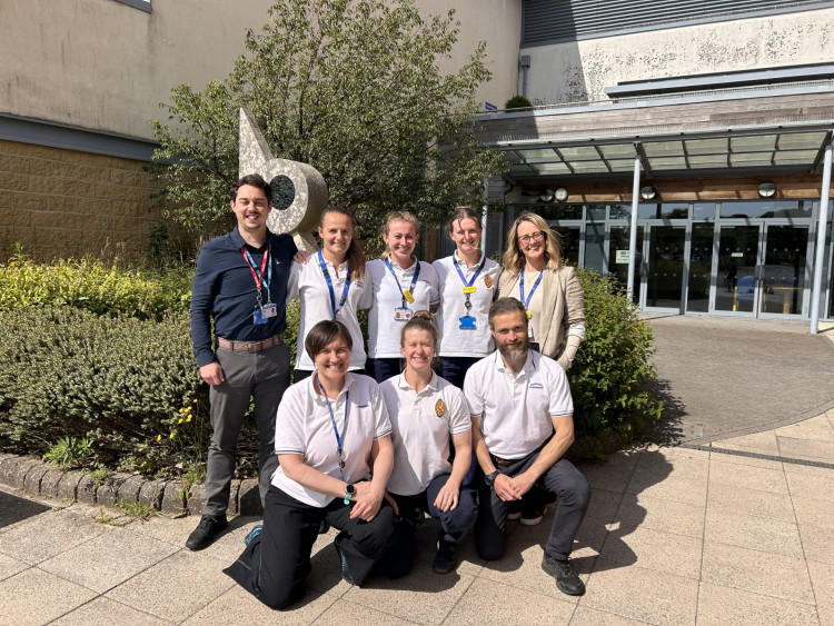 Somerset NHS Foundation Trust’s MSK physiotherapy team at Frome Hospital (image by Somerset NHS Foundation Trust)