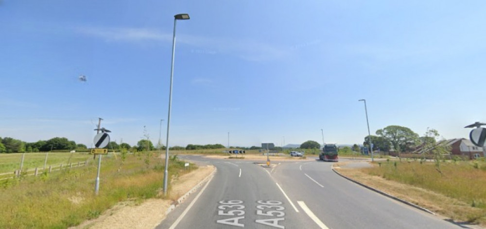 Radnor Roundabout, Congleton Link Road (Image: Google)