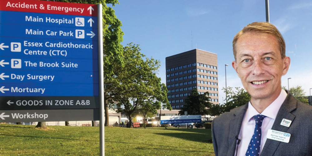 Basildon Hospital CEO Matthew Hopkins