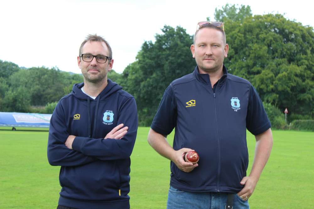 101 NOT OUT: Kerridge Cricket Club, which recently celebrated their centenary, seek new cricketers to keep the club going. Chairman John Grayston and League Rep and Play Cricket Admin Adam Banks spoke with Macclesfield Nub News. (Image - Macclesfield Nub News) 