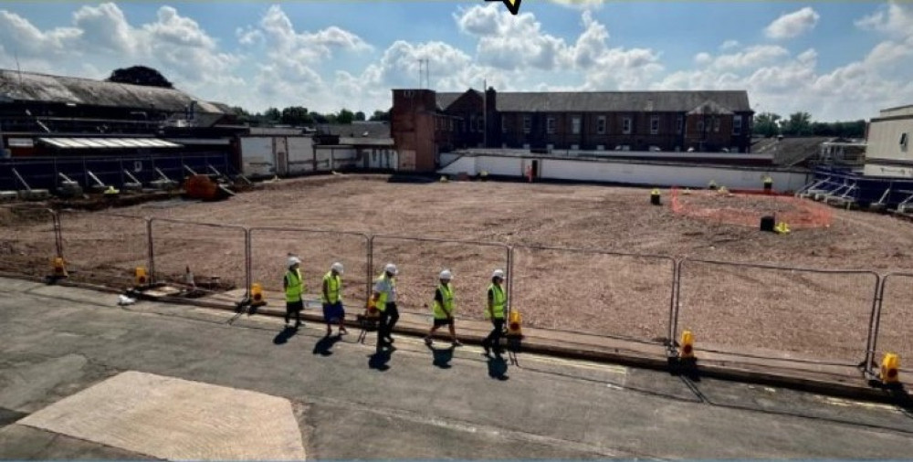 The former entrance is now completely demolished to make way for the new elective hub (image via SWFT)