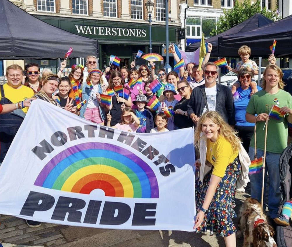 It is Pride this weekend in Hitchin! (image by North Herts Pride)