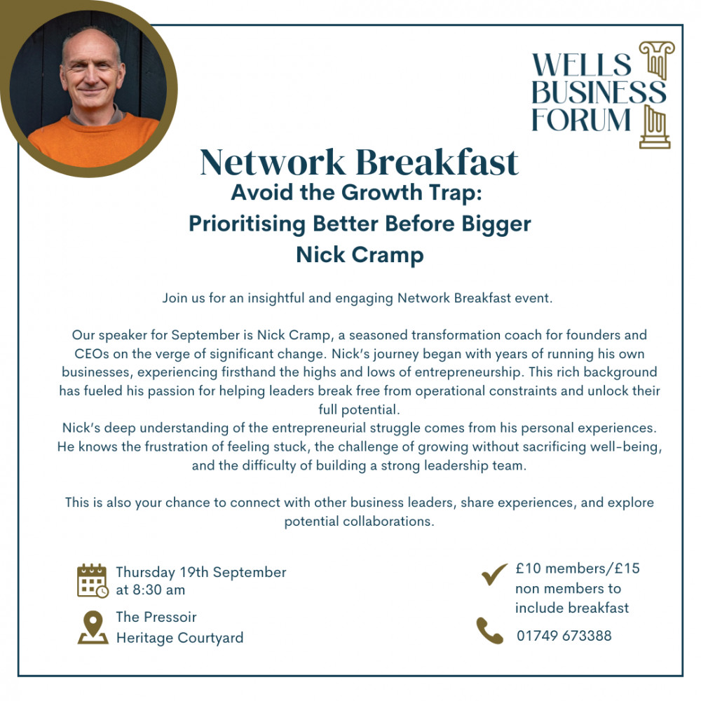 Wells Business Forum Networking Breakfast