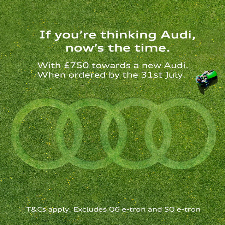 If you have been thinking about an Audi, now's the time to get yours (Swansway).