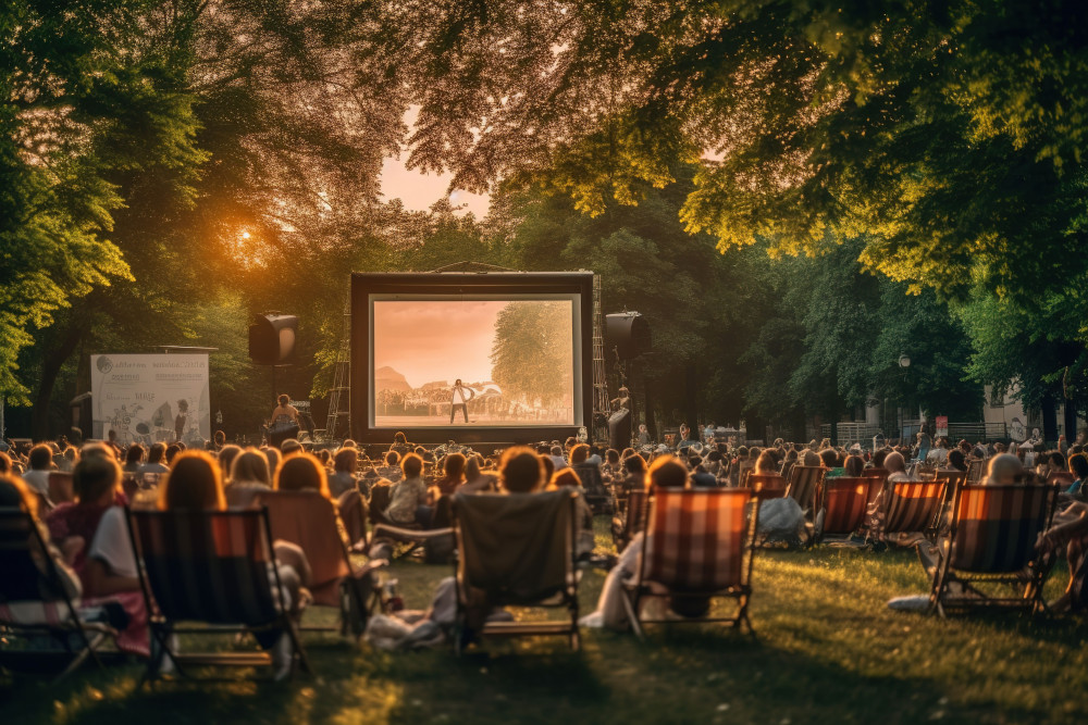 The Open-Air Cinema at the Somerset shopping outlet will host three screenings a day, featuring blockbuster hits, family favourites, and 80s classics.