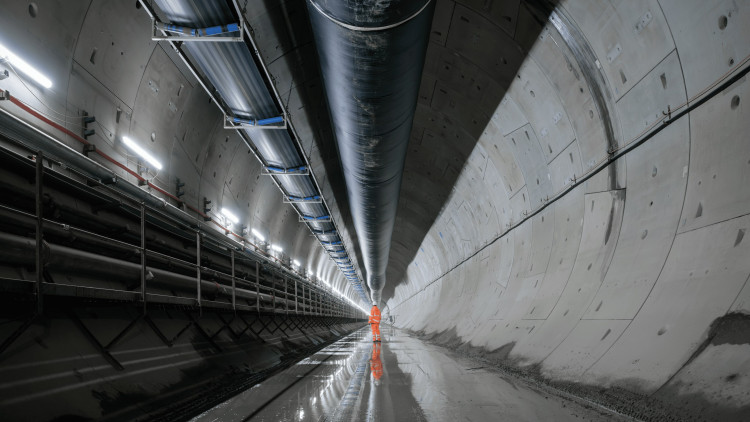 HS2's Northolt Tunnel bored by TBM Sushila (credit: HS2).