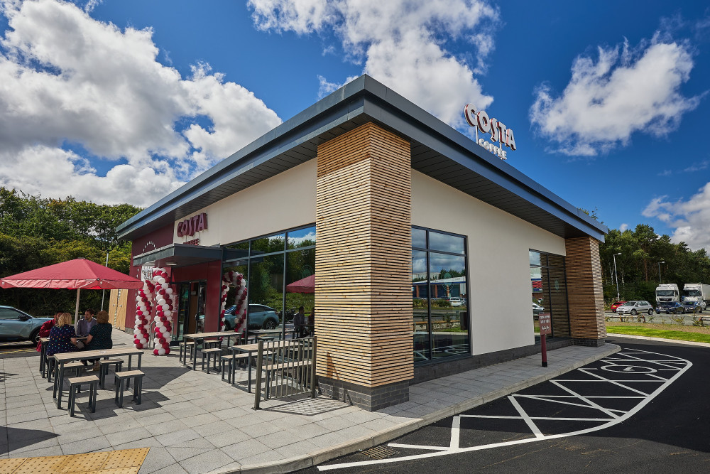 The application does not say who would run the shop, but says it is expected to create 20 local jobs (image via Costa Coffee)