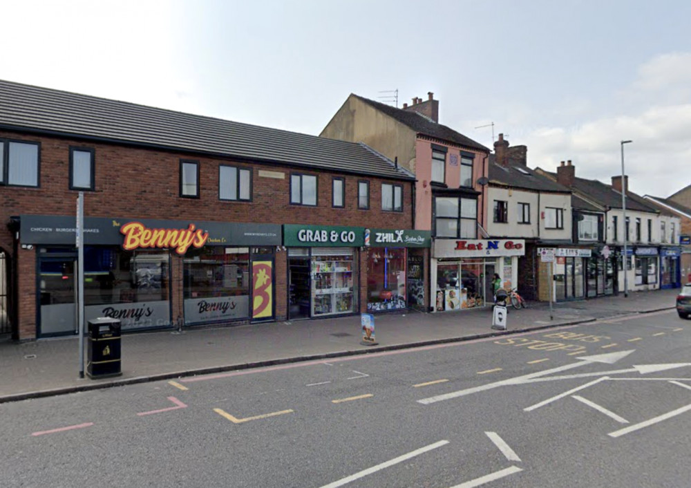 A number of stores on Waterloo Road, Stoke-on-Trent, have been forced to close, including Grab & Go (Google).