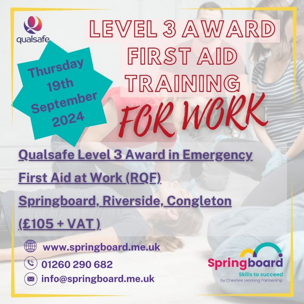 Qualsafe Level 3 Award in Emergency First Aid at Work Community