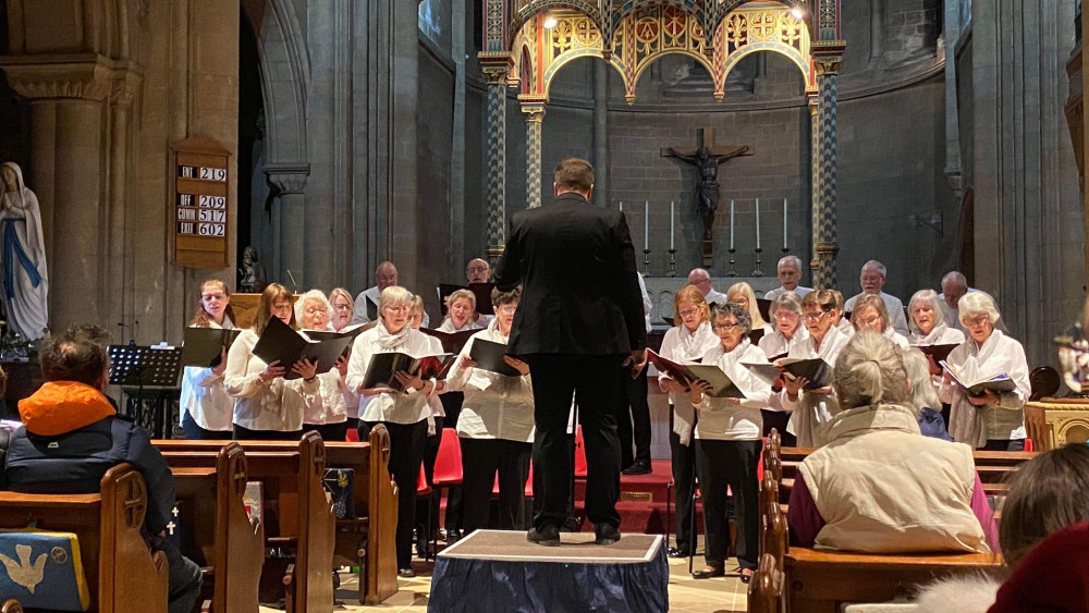 Ashby's Concordia Choir in full voice. Images: Supplied